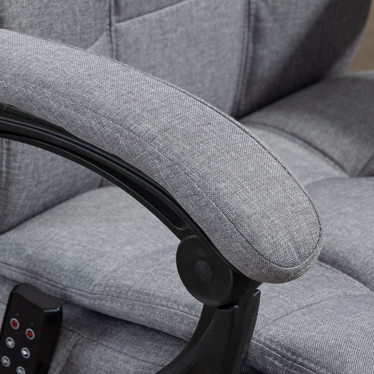 easycomfort easycomfort sedia da ufficio reclinabile e riscaldante con 6 punti massaggio e 5 modalita grigio