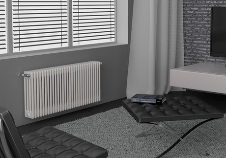 batteria completa radiatore termosifone in acciaio tubolare cordivari ardesia 4 colonne da 3 a 16 elementi h 2000 mm interasse 1944 mm tappi e riduzioni inclusi