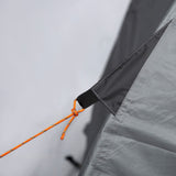 easycomfort easycomfort tenda da campeggio 4 posti impermeabile con vestibolo e finestre grigio