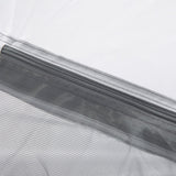 easycomfort easycomfort tenda da campeggio 4 posti impermeabile con vestibolo e finestre grigio