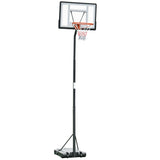 easycomfort easycomfort canestro basket per adulti con altezza regolabile 302 352cm struttura in acciaio pe e pvc nero