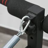 easycomfort easycomfort panca per addominali pieghevole e regolabile con imbottitura nera e rossa