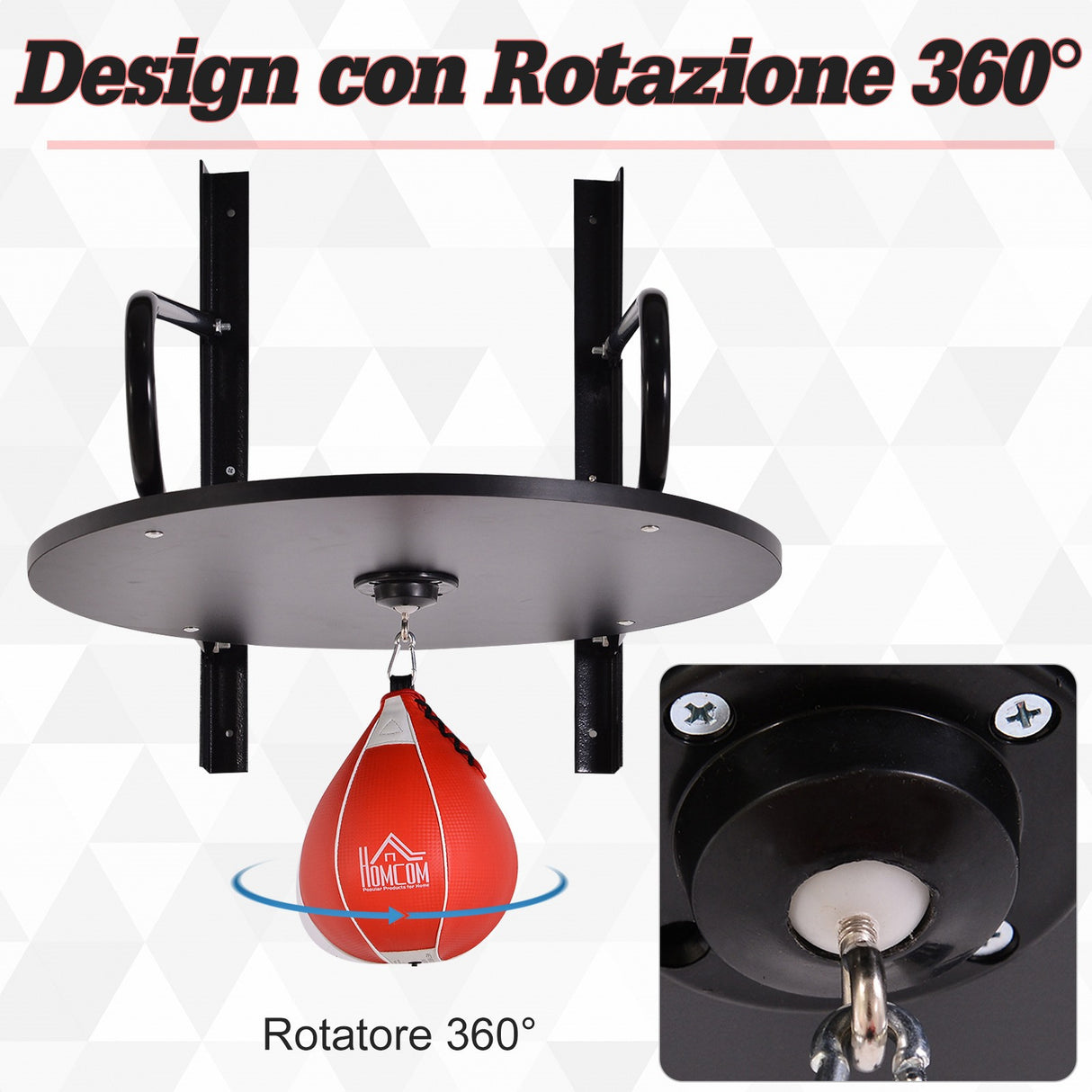 easycomfort easycomfort sacco boxe pera veloce con piattaforma e accessori inclusi
