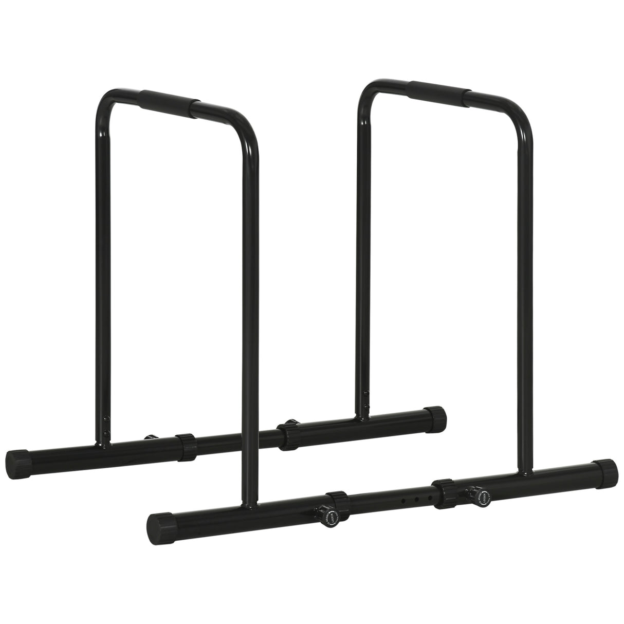easycomfort barra per dip in acciaio ad altezza regolabile con 6 lunghezze regolabili 90 102x65x80 90 cm nera