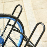 easycomfort easycomfort portabiciclette parcheggio bici per interno ed esterno 60 x 54 x 57 cm