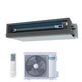 Air conditioner Hisense Inverter Canalizzato Canalizzabile series SUPER 24000 Btu AUD71UX4RFM8 + AUW71U4RJ7 R-32 optional Wi-Fi Classe A++/A+ with Telecomando di series
