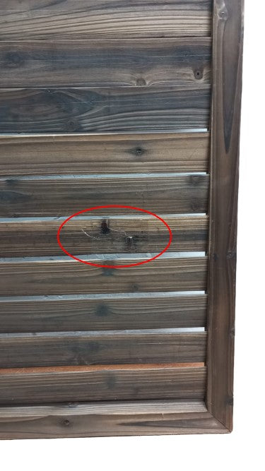 no brand area occasioni copertura copri unita esterna condizionatore in legno wood 80x47x77 per condizionatori 900012000 btu