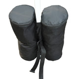 easycomfort piedistallo zavorra per ancoraggio gazebo 4 pezzi nero