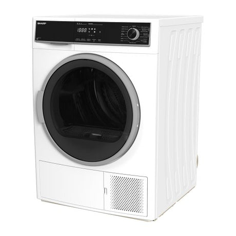 sharp asciugatrice a pompa di calore sharp nhb9s7gw21 9 kg a845xl596xp609 funzione refresh classe a2021 bianco e nero ean 4974019536736