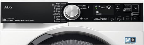 aeg asciugatrice a pompa di calore aeg tr9t94abys 9 kg classe a 2021 serie 9000 a85xl596xp638 tecnologia absolutecare system ean 7332543839650