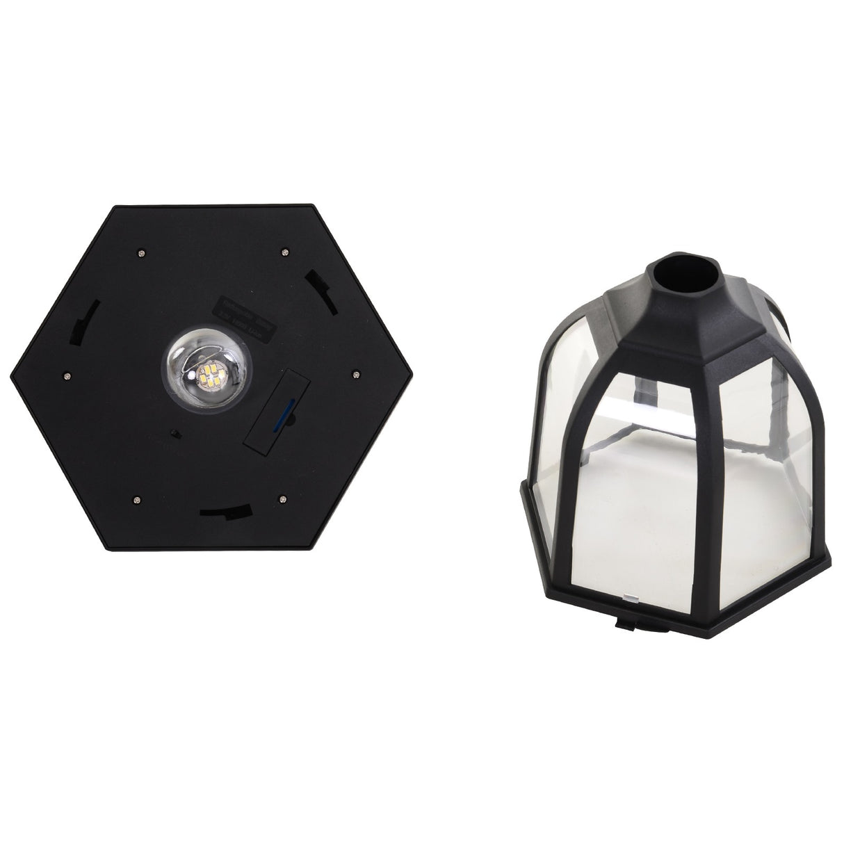easycomfort easycomfort lampione da esterni con 6 luci led accensione automatica impermeabile