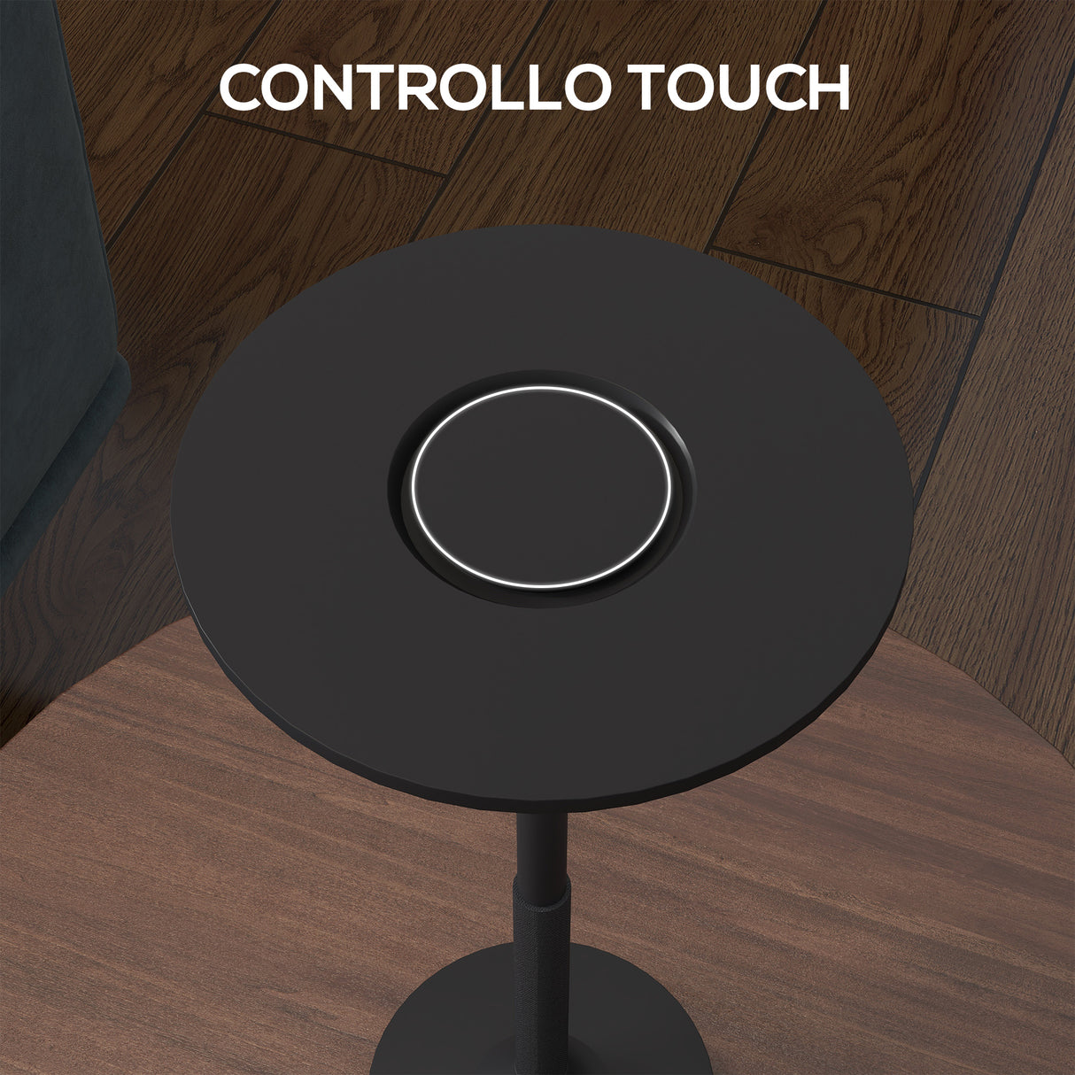 easycomfort easycomfort lampada senza filo touch luce led 3 tonalita e batteria ricaricabile 13x28 5cm nero