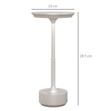 easycomfort easycomfort lampada senza filo touch luce led 3 tonalita e batteria ricaricabile 13x28 5cm argento