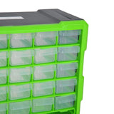 easycomfort easycomfort cassettiera box per accessori minuteria verde 38x16x47.5cm