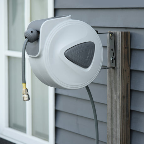 easycomfort easycomfort avvolgitubo automatico da parete con attacco 3 8 10 _ 2m
