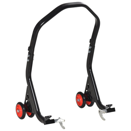 easycomfort cavalletto alzamoto posteriore universale e regolabile cavalletto spostamoto per moto sportive fino 200kg nero