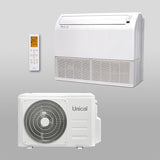 unical condizionatore climatizzatore unical pavimentosoffitto 48000 btu ps11 48h classe aa gas r 32 wi fi optional