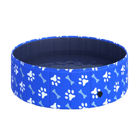 easycomfort easycomfort piscina rigida per cani taglia piccola 35kg in plastica dura e antiscivolo per giardino o interni blu 100x30cm