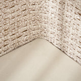 easycomfort easycomfort cuccia per cani e gatti rialzata in rattan con cuscino lavabile bianco lettino per animali da interno 70 5x40x37 5cm beige