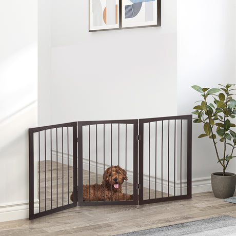 easycomfort easycomfort cancellino per cani e animali domestici a 3 sezioni divisorio di sicurezza pieghevole 160x1.2x76cm