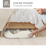 easycomfort scaletta per cani e gatti pieghevole con 3 gradini antiscivolo in pp 49x38x38 cm beige