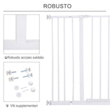 easycomfort easycomfort cancellino per cani estensibile da 72 107cm montaggio a pressione