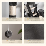 easycomfort easycomfort tiragraffi a soffitto multilivello 240 260cm cucce scale corde sisal