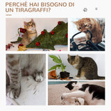 easycomfort easycomfort albero per gatti con cucce e tunnel multi livello beige 50x40x105 cm