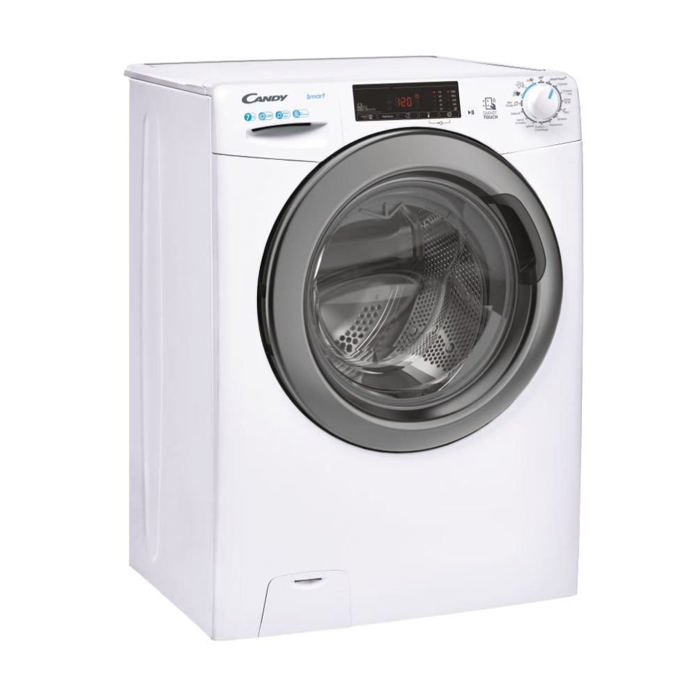 candy lavatrice a carica frontale candy css4127twr31 11 slim 7 kg classe c 1200 giri a85xl60xp40 tecnologia nfc contenuti extra sullapp bianco ean 8059019073439