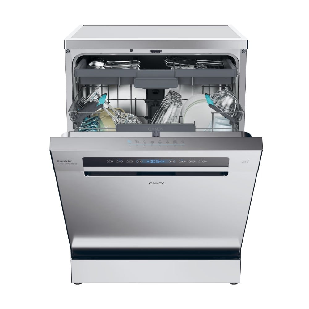 candy lavastoviglie candy rapido cf 6c4f1x 16 coperti classe c a85xl597xp598 wi fi e ble inox ean 8059019070490