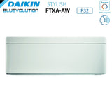 Climatiseur tri-split inverter Daikin Bluevolution - Blanc élégant - Série 5+7+12 avec 3MXM52N R-32 - Wi-Fi intégré - Puissance 5000+7000+12000 BTU - Couleur blanche - Garantie italienne