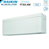 Climatiseur tri-split Daikin Bluevolution inverter série STYLISH WHITE 12+12+12 avec 3MXM68N R-32 Wi-Fi intégré 12000+12000+12000 Colore blanc - Garanzia Italiana