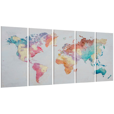 easycomfort easycomfort stampa su tela 80x40cm 5 pezzi per casa e ufficio tela in legno di pino e vernice ad acqua multicolore