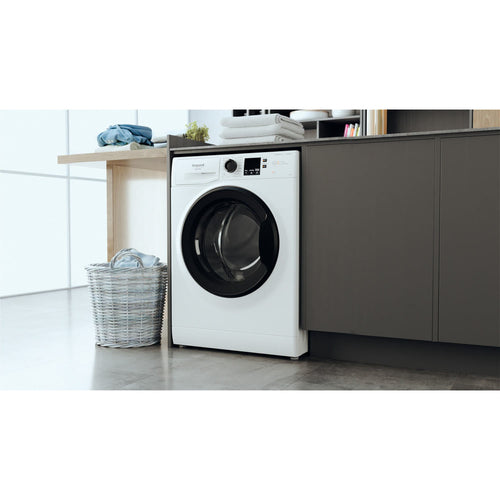 hotpoint lavatrice a carico frontale hotpoint ariston active 40 nf1046wk it 10 kg classe a 1400 giri a85xl595xp605 motore inverter igiene vapore ean 8050147653357