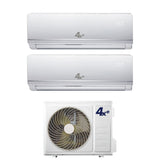 4xe climatizzatore condizionatore 4xe dual split inverter serie winter 99 con winter dual 18 r 32 wi fi optional 90009000