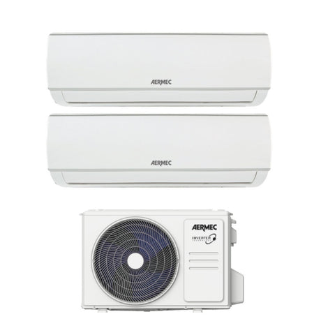 aermec condizionatore dual split aermec sge 99 con mge420 r 32 wi fi optional
