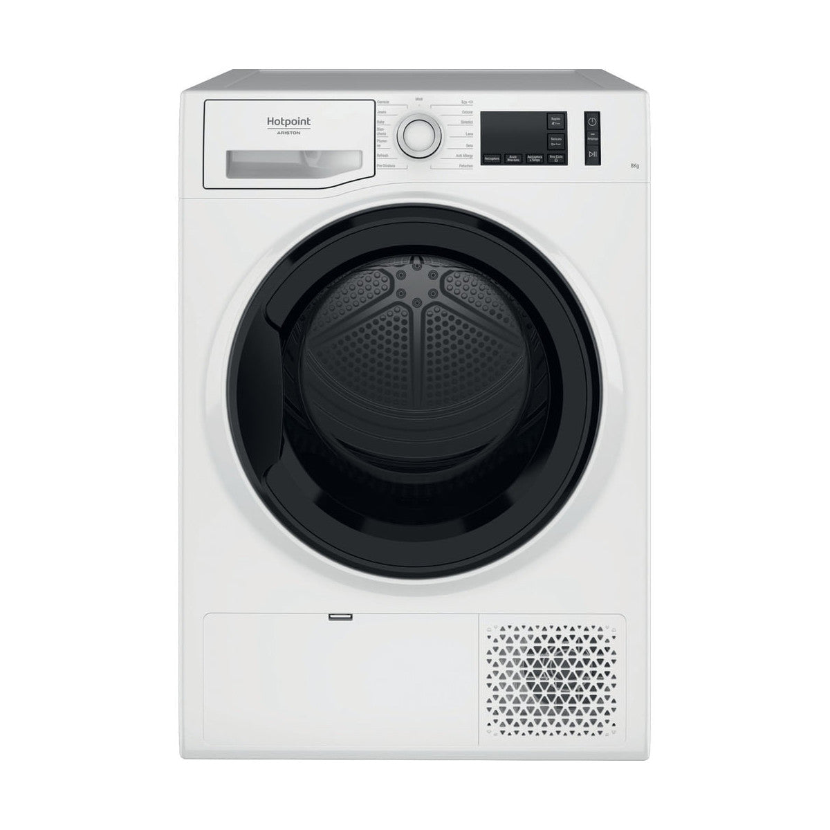 asciugatrice a pompa di calore hotpoint ariston 8 kg ntm1182kit lxpxa 59 5x65 5x85 motore asincrono psc filtro easy cleaning nt m11 82k it classe a__