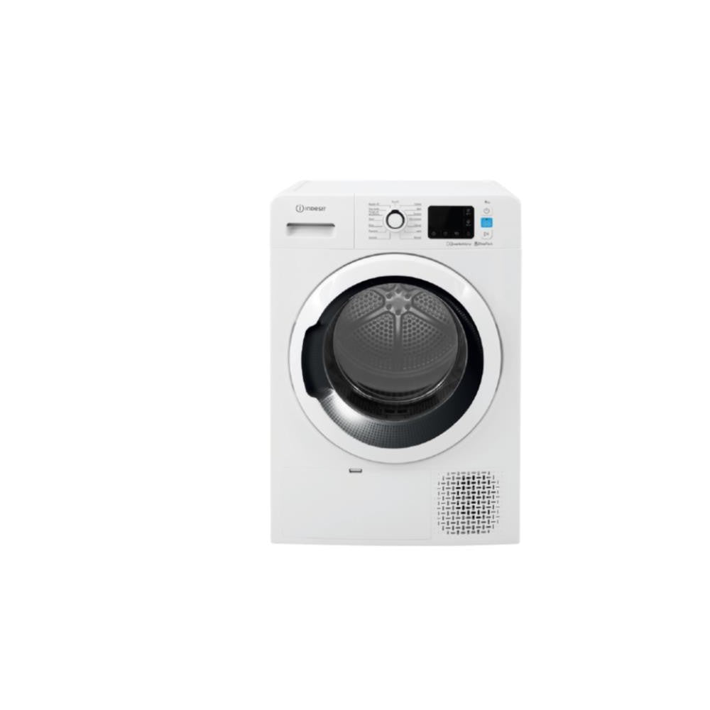 asciugatrice a pompa di calore indesit dryer 8 kg lxpxa 59 5x67 5x84 9 motore inverter bpm filtro easy cleaning display digital classe a___