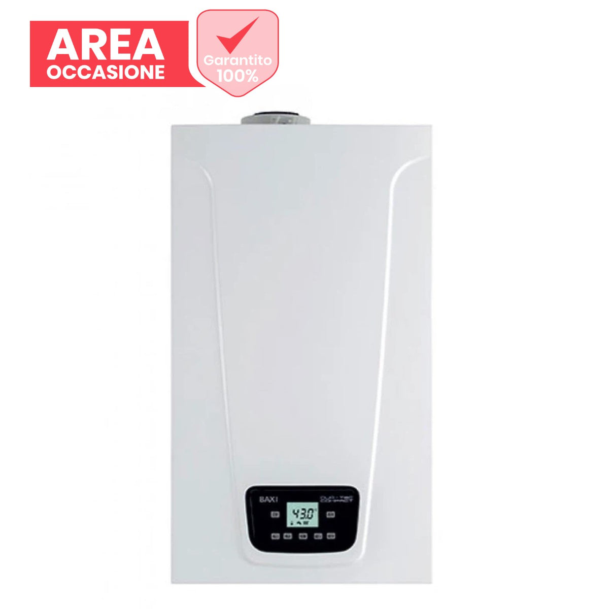 baxi area occasioni caldaia baxi duo tec compact e 24 kw a condensazione low nox completa di kit scarico fumi metano o gpl