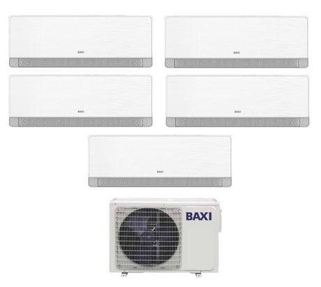 baxi condizionatore penta split baxi sidera 1212121212 con lsgt125 5m r 32 wi fi integrato