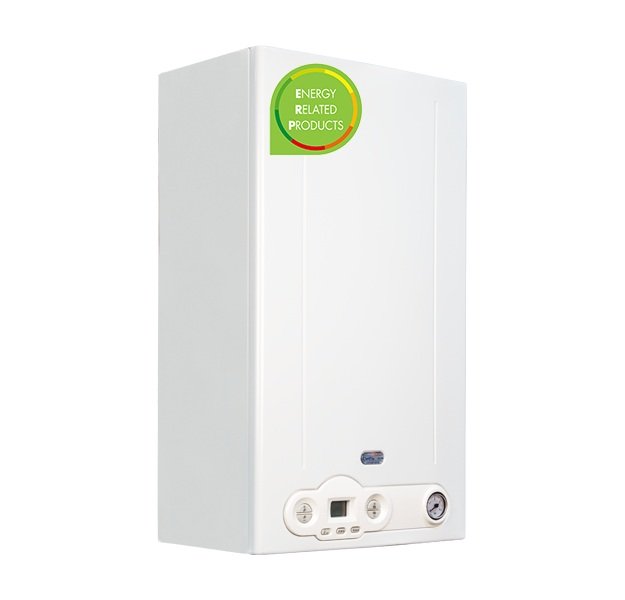 caldaia a gas fondital delfis kc 24 a condensazione metano completa di kit per scarico fumi new erp