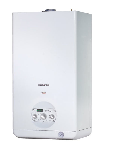 caldaia a gas riello residence condens 28 kis gpl a condensazione completa di kit fumi new erp