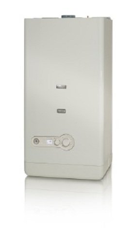 caldaia a gas riello start condens 29 kis metano a condensazione completa di kit fumi new erp