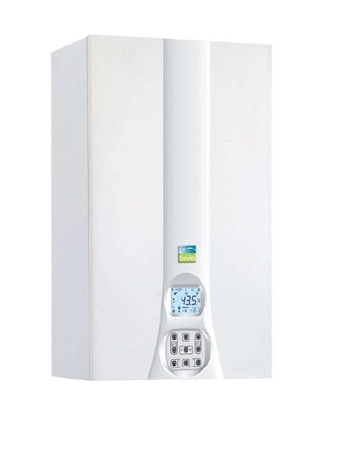 caldaia a gas savio evodens he 25s a condensazione completa di kit per scarico fumi metano new erp