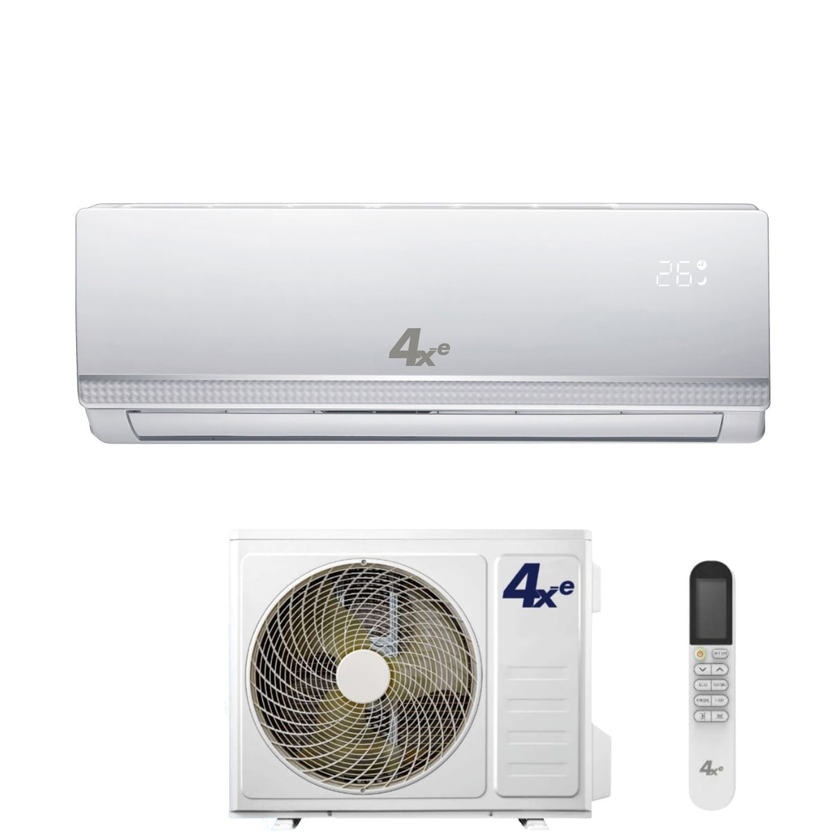 climatizzatore condizionatore 4xe inverter serie winter 24000 btu classe a__ a_ r 32 wi fi optional alexa google home