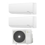 climatizzatore condizionatore beretta dual split inverter serie breva 12000_12000 btu r 32 con ue 18000 2 wi fi optional classe a__