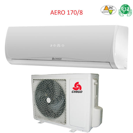 climatizzatore condizionatore chigo aero r 32 12000 btu a__ cod. cs 32v3g 1c170ay4