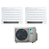 climatizzatore condizionatore daikin a pavimento dual split serie perfera fvxm a 9_9 con 2mxm50m9 n r 32 wi fi integrato 9000_9000 novita