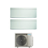 climatizzatore condizionatore daikin bluevolution dual split inverter serie stylish white 12_15 con 2mxm50m m9 r 32 wi fi 12000_15000 bianco new 2018