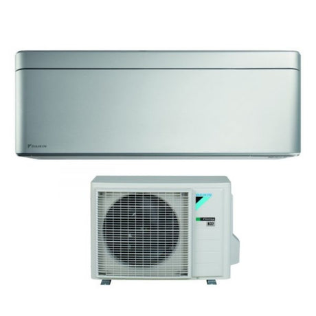 climatizzatore condizionatore daikin bluevolution inverter serie stylish total silver 15000 btu ftxa42bs r 32 wi fi integrato classe a__ colore grigio garanzia italiana
